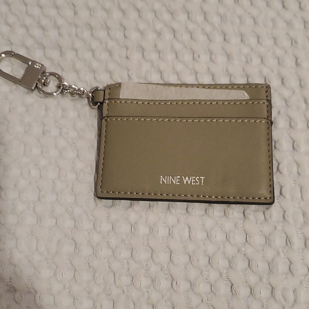 NWOT Nine West Card ID holder with Key Chain